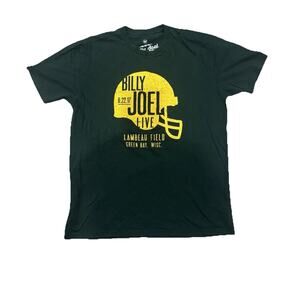 Billy Joel Official Merch Concert T, Live At Lambeau Field Green Bay 2017 Xl